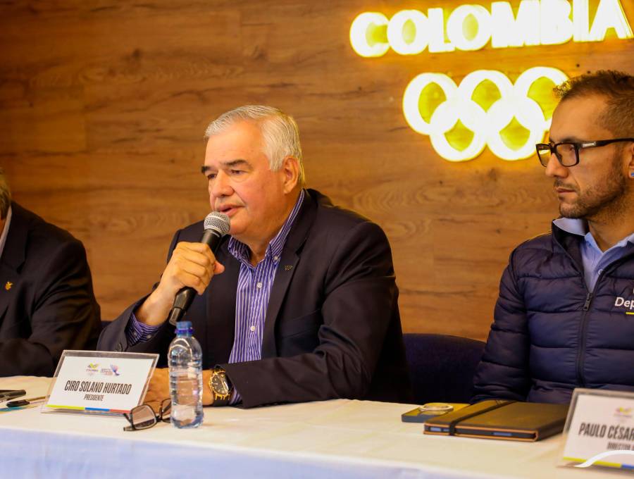 Ciro Solano, presidente del Comité Olímpico Colombiano. Colombia ha sido campeón de los Odesur en las ediciones de 2010, en Medellín, y 2018, en Cochabamba (Bolivia). FOTO Cortesía COC