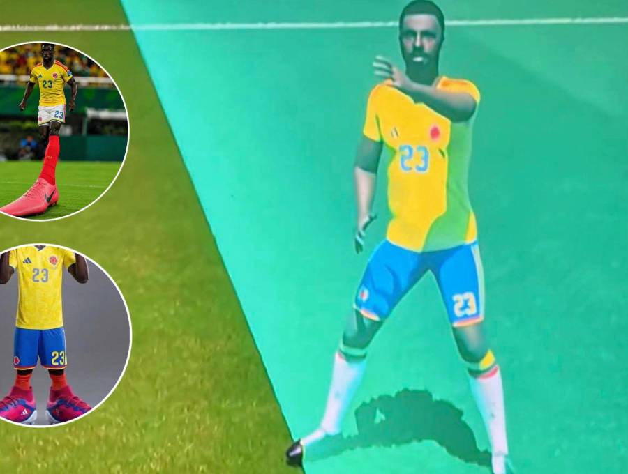 En el 90+1 el VAR anuló el gol de Dávinson Sánchez quien estaba adelantado por la punta del zapato. Fotos: Captura video @DSports y tomadas de @ElUltraDerechi1 y @fitfxhs