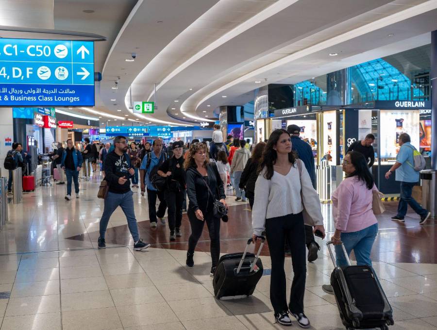 El Aeropuerto de Dubái es el segundo más concurrido del mundo y el líder en el tráfico internacional. Foto: Getty Images