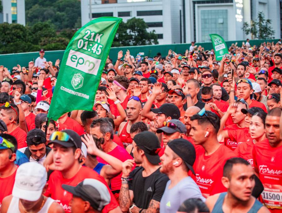 Medellín se consolida como una de las ciudad en las que más se practican running en Colombia. Corre Mi Tierra tendrá la presencia de más de 8.000 participantes. Foto: EL COLOMBIANO