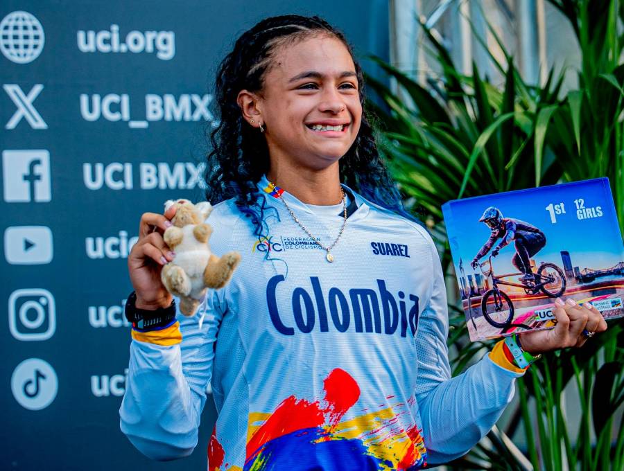 Camila “Camiflow” de La Hoz es la campeona mundial de BMX Racing en la categoría Challenger sub-12. FOTO: <b>Instagram camiladelahoz_bmx</b>