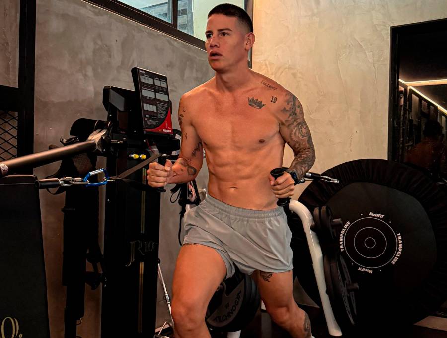 James Rodríguez se prepara para un nuevo reto. <b>Instagram jamesrodriguez10</b>