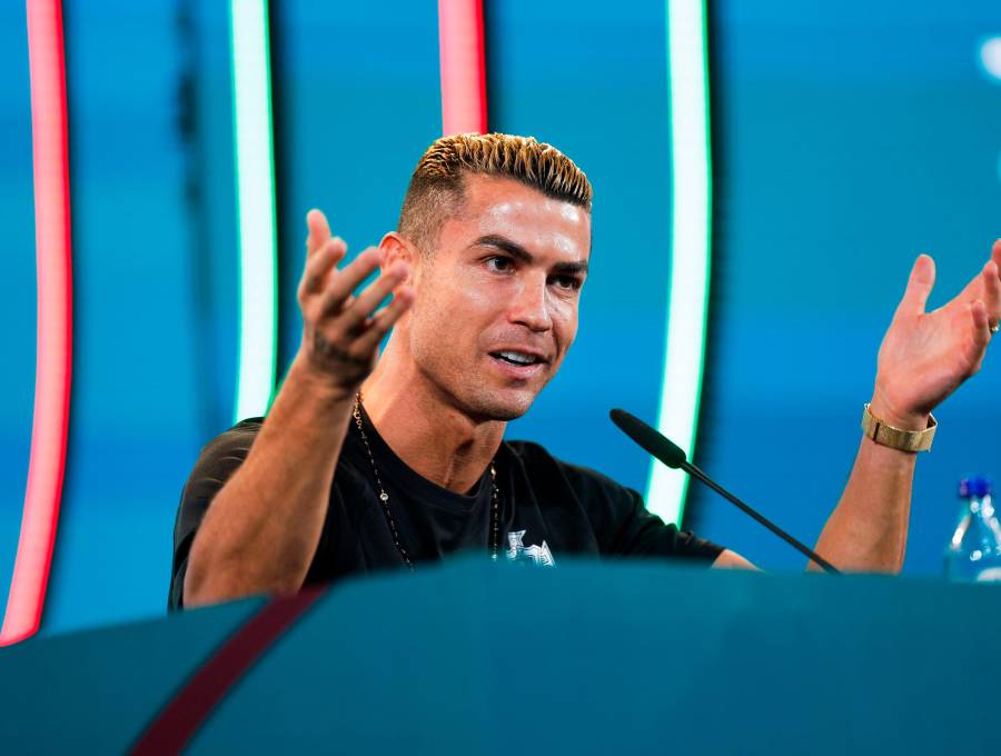 El futbolista portugués Cristiano Ronaldo, de 41 años, es el capitán y referente del seleccionado luso para la defensa de la Liga de Naciones. Foto: tomada del x de @selecaoportugal