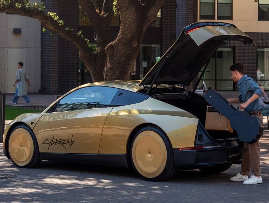 El despliegue del Cybercab en las vías de Austin marca el inicio de una nueva generación de vehículos autónomos que eliminan por completo la presencia de pedales y volante. FOTO: Tesla