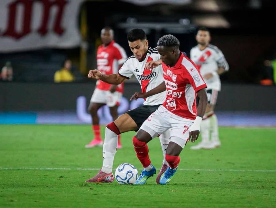 Independiente Santa Fe va a Argentina a buscar un resultado positivo para avanzar a la siguiente fase de la Copa Sudamericana. FOTO COLPRENSA