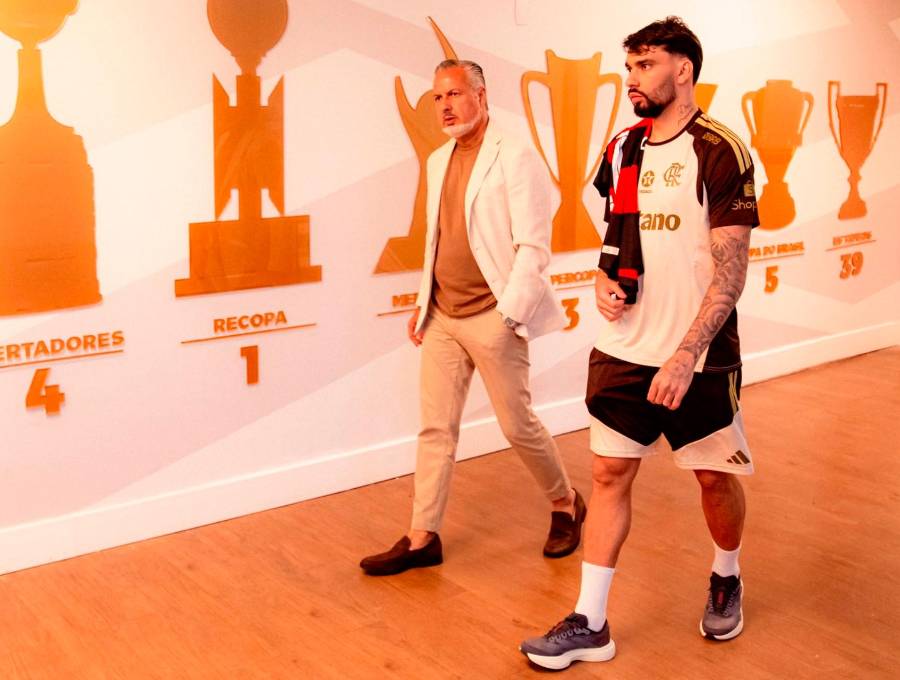 El volante brasileño Lucas Paquetá tiene 28 años. Debutó como profesional con el Flamengo en 2016. Una década después, regresó a su club de origen. Foto: tomada del x de @Flamengo