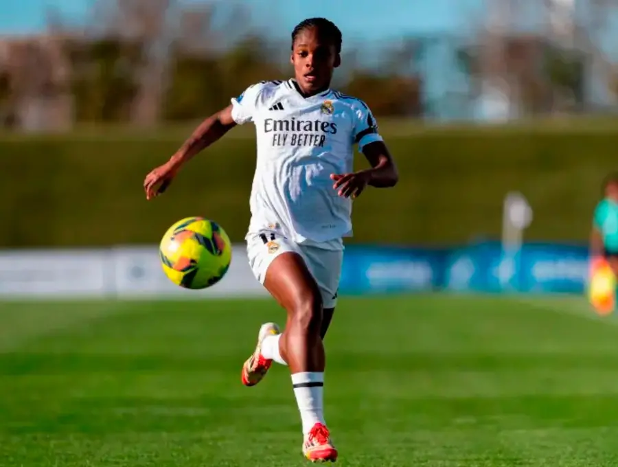 La futbolista colombiana Linda Caicedo es una de las figuras del Real Madrid de España. FOTO: GETTY