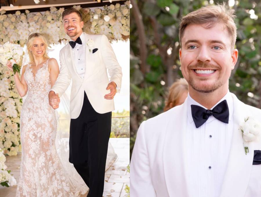 MrBeast y Thea Booysen celebraron su matrimonio en una ceremonia privada en Necker Island. Foto: redes sociales @mrbeast