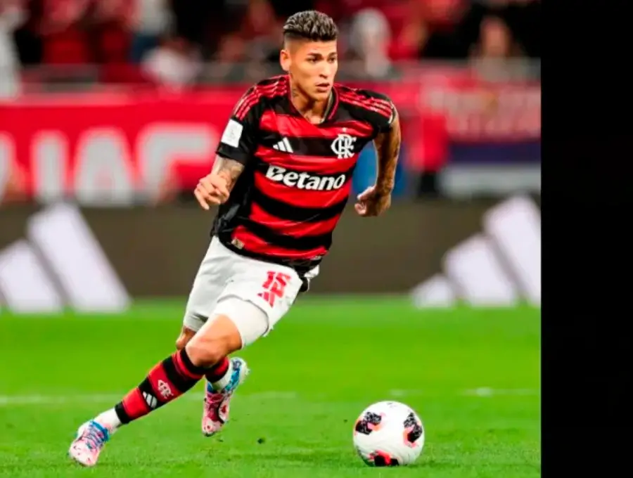El volante cartagenero Jorge Carrascal, de 27 años, es uno de los habituales convocados de la Selección Colombia. Brilla en el Flamengo. Foto: tomada del x de @FlamengoCR
