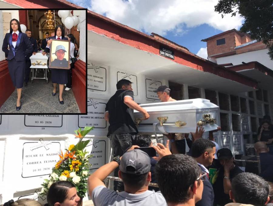 El sepelio tuvo lugar en el corregimiento de San Cristóbal. FOTO: Laura Rosa Jiménez Valencia