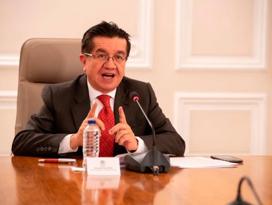 Fernando Ruiz, ministro de Salud. FOTO COLPRENSA