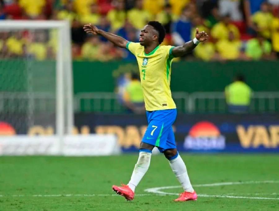 Vinícius, entre las figuras de Brasil en Norteamérica-2026. FOTO AFP