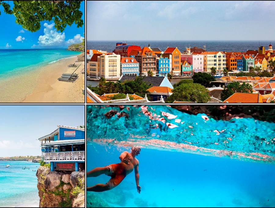 Planes, arquitectura y un mar de muchos colores, así es Curazao, destino turístico del Caribe. FOTOS Cortesía