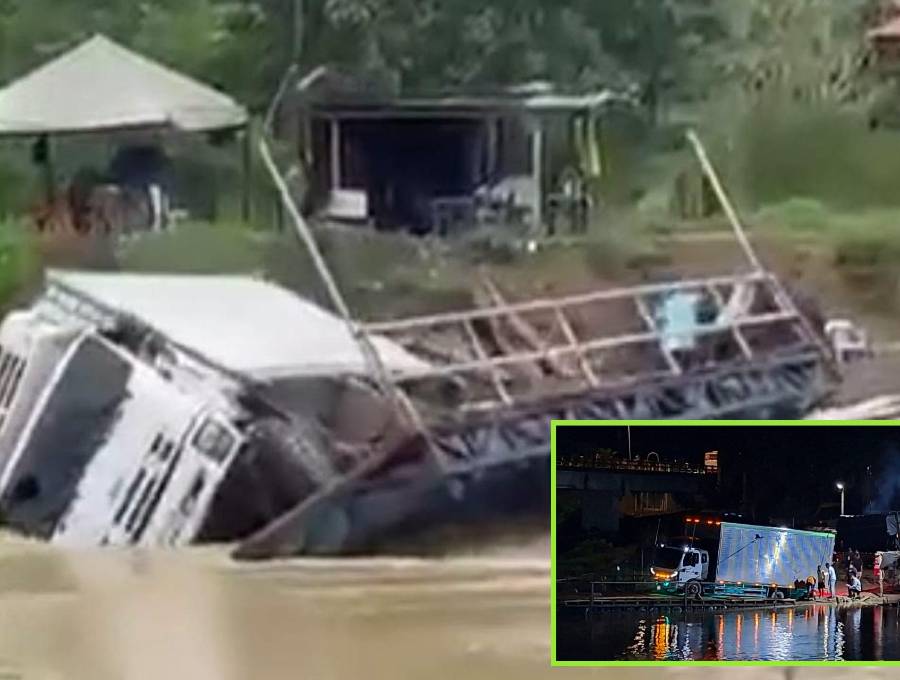 Las dos emergencias quedaron registradas en video y en redes. FOTO: Imágenes tomadas de redes.