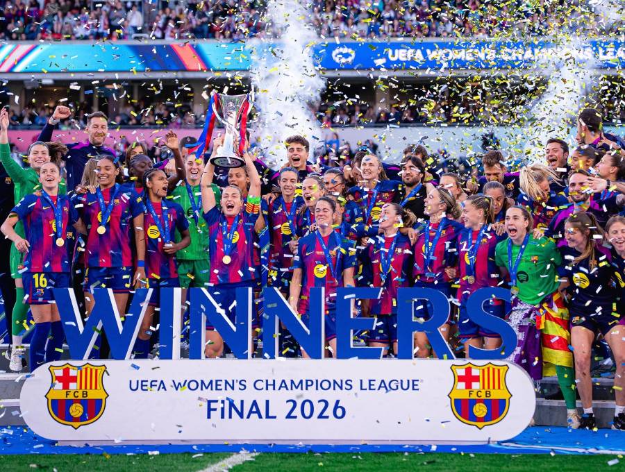 Las catalanas firman así su segunda final consecutiva ganada a las francesas, recortando distancias en el palmarés histórico del torneo. FOTO: Tomada de redes sociales @FCBfemeni