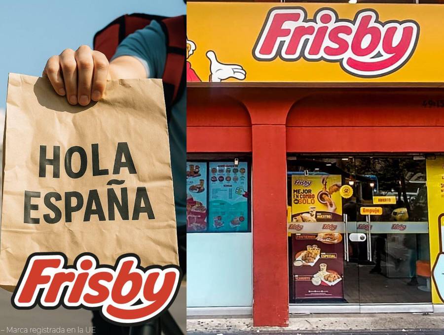 Frisby España tendrá que bajar publicaciones de Instagram y abstenerse de usar la marca de forma temporal. Fotos: redes sociales y Julio César Herrera Echeverri