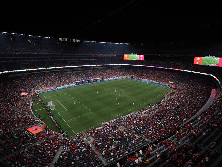 El estadio Azteca albergará el tercer Mundial de su historia: 1970, 1986 y 2026. La capital de México se prepara para recibir a la Selección Colombia en su debut ante Uzbekistán el 17 de junio. <span class="mln_uppercase_mln">FOTO</span> <b><span class="mln_uppercase_mln">GETTY</span></b> 