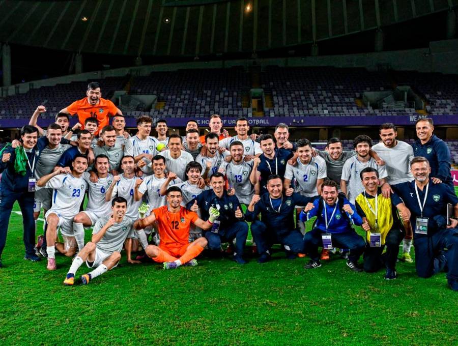 El seleccionado de Uzbekistán es dirigido por el exfutbolista italiano y entrenador Fabio Cannavaro. Foto: tomada del x de @UzbekistanFA