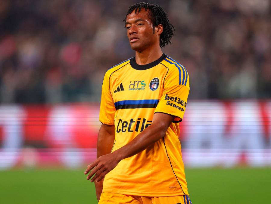 Cuadrado ingresó al minuto 81, pero no pudo evitar la derrota 21 del Pisa, que confirmó su descenso anticipado. FOTO: GETTY