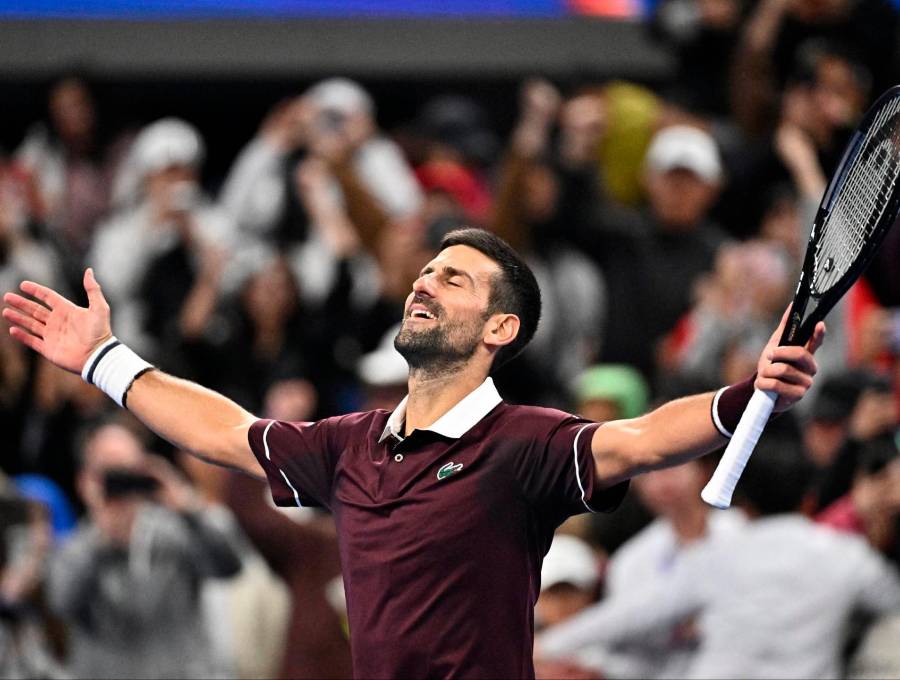 Novak Djokovic jugará su séptima final en el China Open. FOTO: <b>X DjokerNole</b>