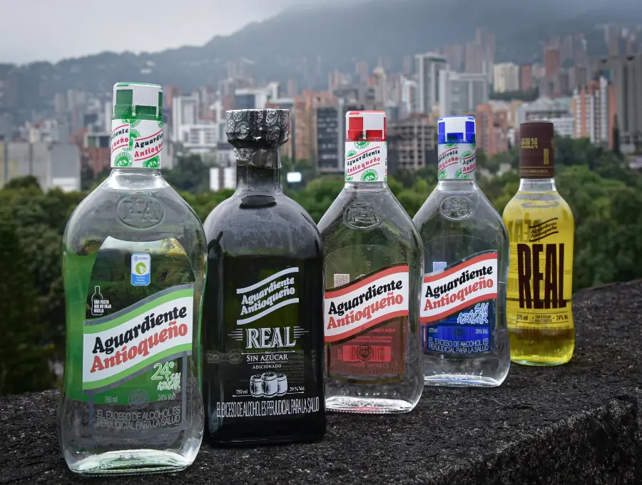 Algunos de los licores de la FLA que obtuvieron la distinción del Icontec. FOTO: Cortesía FLA