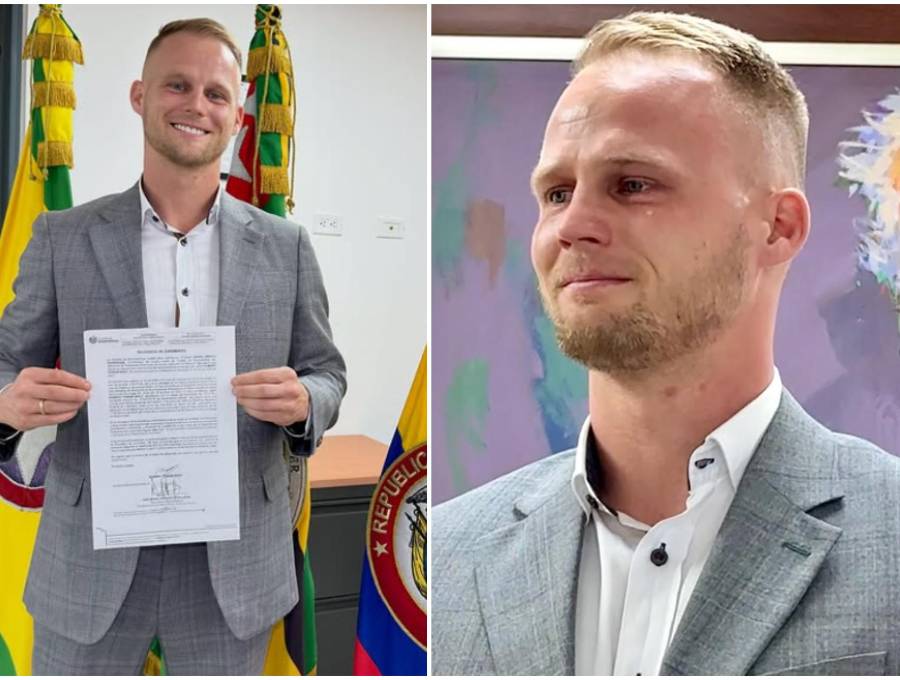 El juramento representó el paso final de una trayectoria que comenzó en 2016, año en el que arribó al país con el objetivo de radicarse definitivamente para documentar su cultura y tradiciones. FOTO: Tomada de redes sociales @dominiccolombia