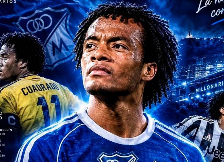 Juan Guillermo Cuadrado es otro de los regresos más sonados al fútbol colombiano. FOTO CORTESÍA X @vendetta1313_
