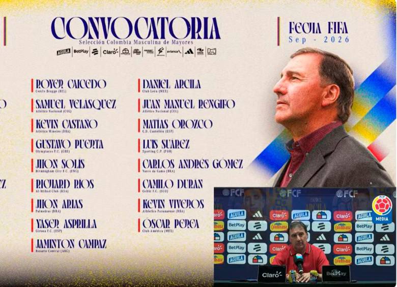 Con Rengifo, Jhon Arias y sin Luis Díaz: estos son los convocados por Néstor Lorenzo para los amistosos de septiembre y octubre 