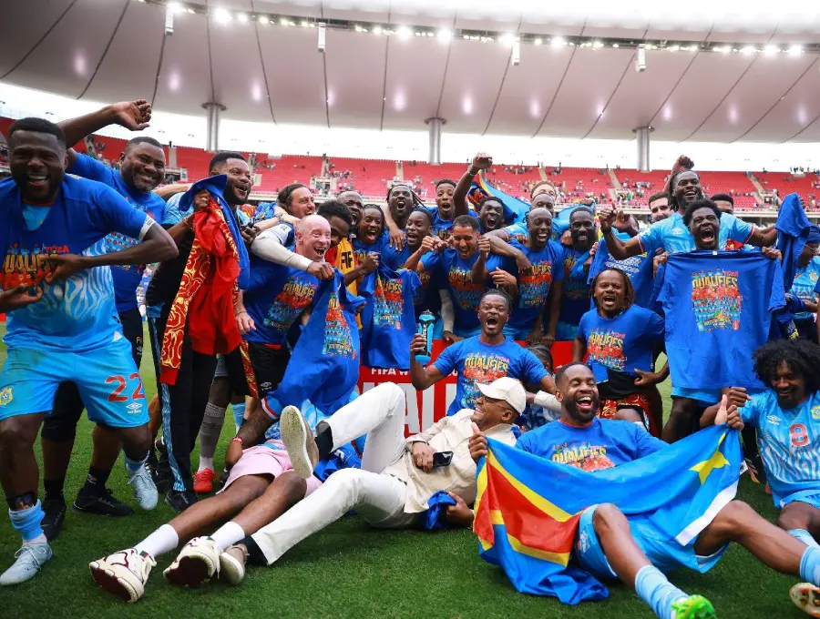 La selección de RD Congo confirmo su cupo en el Mundial al vencer en el repechaje a Jamaica. FOTO: Getty