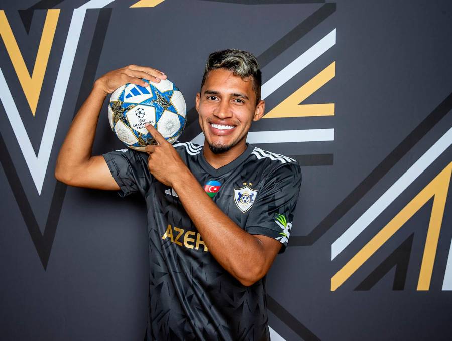 El delantero samario Camilo Durán fue una de las figura del Qarabag en la “liguilla” de la Champions: suma 4 goles. Foto: Getty