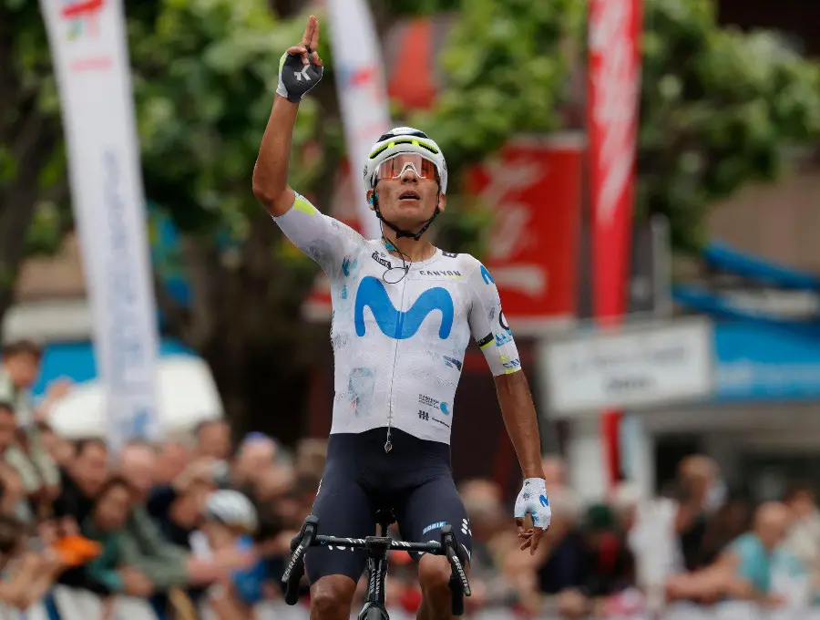 El ciclista colombiano Nairo Quintana anunció en marzo pasado que esta será su última temporada como ciclista profesional. Foto: tomada del x de @MovistarTeam