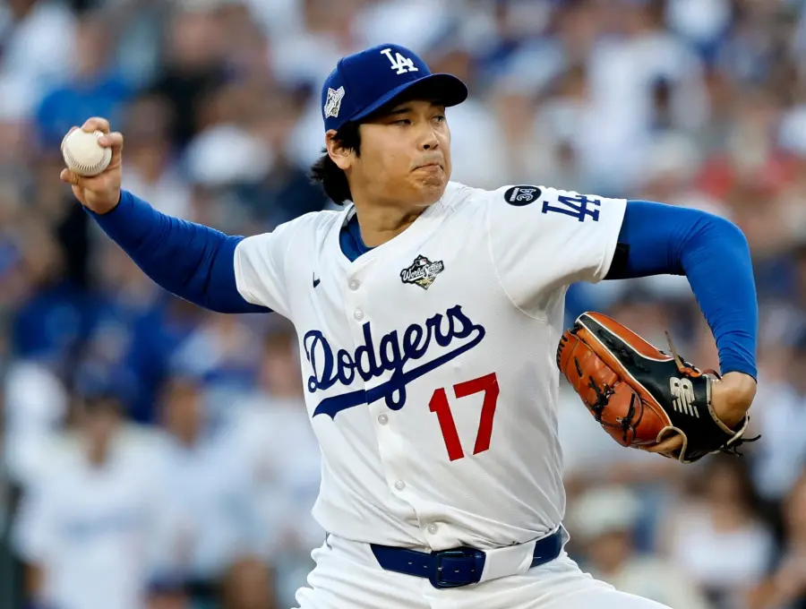 El beisbolista japonés Shohei Ohtani, de 31 años, tiene el contrato más alto en la historia del deporte. Firmó con Los Dodgers por 10 años a cambio de 700 millones de dólares. Se los pagarán en cuotas hasta 2043. <span class="mln_uppercase_mln">FOTO</span><b><span class="mln_uppercase_mln"> GETTY</span></b>