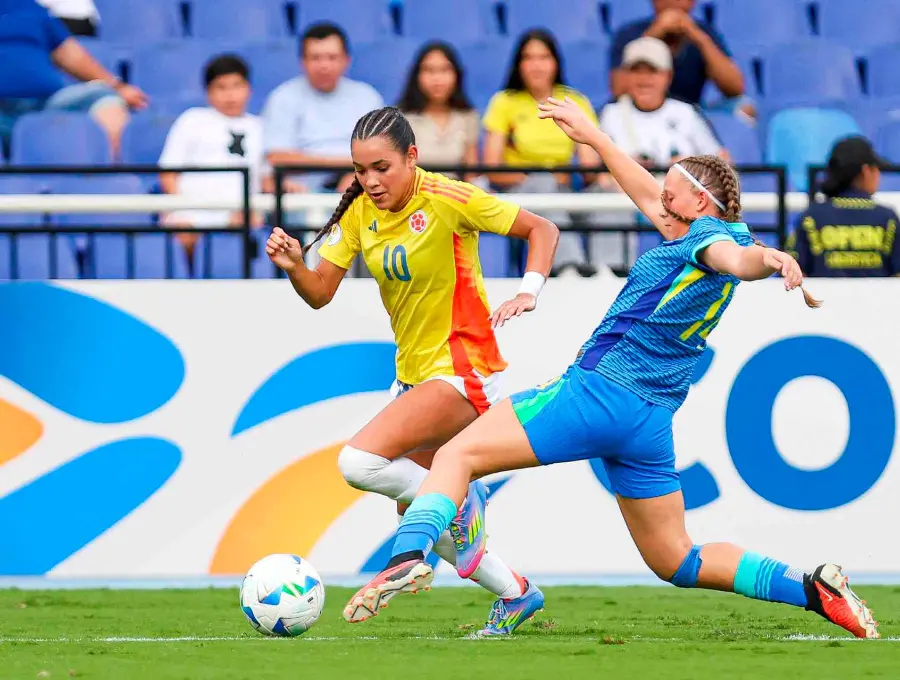 La Selección Colombia femenina Sub-17 terminó en la cuarta casilla del hexagonal final del Sudamericano que finalizó este sábado en Cali. FOTO CORTESÍA FCF