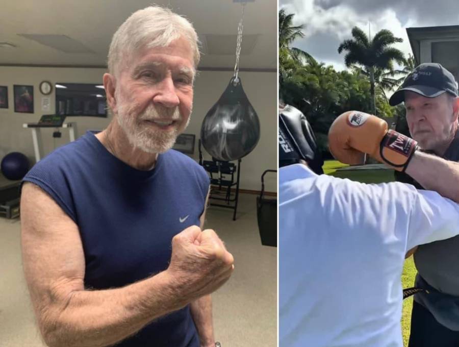 El actor Chuck Norris fue hospitalizado este jueves en Hawai. FOTOS: Tomadas de su Instagram @chucknorris