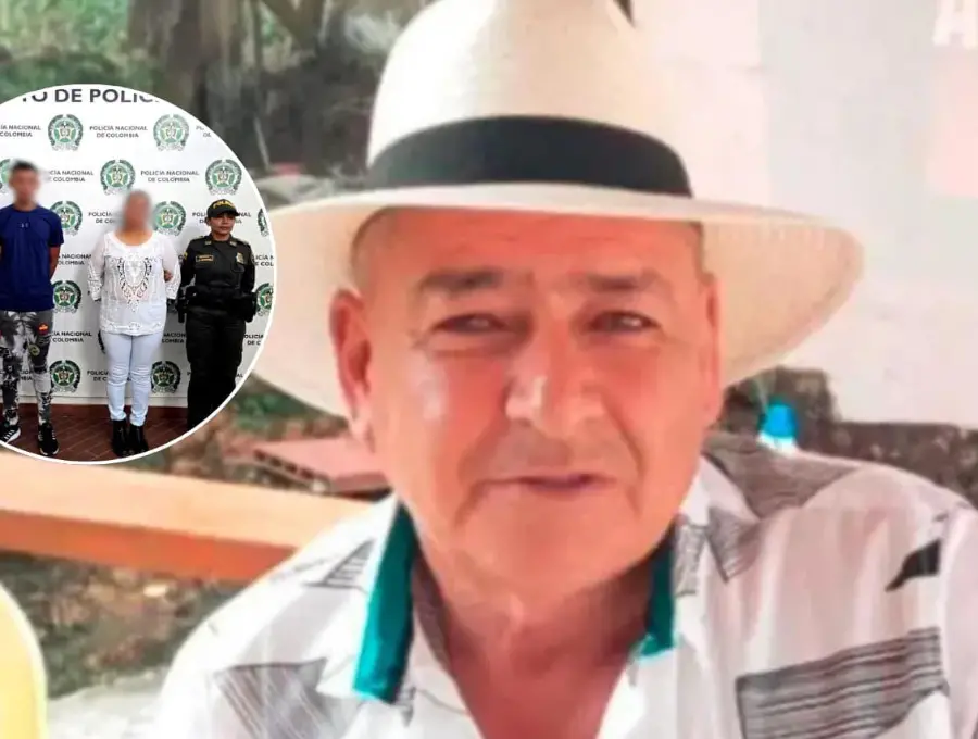 Capturaron a dos personas sospechosas de participar en el asesinato de Darío de Jesús Vergara López, en 2025. FOTOS : Policía Nacional - cortesía 