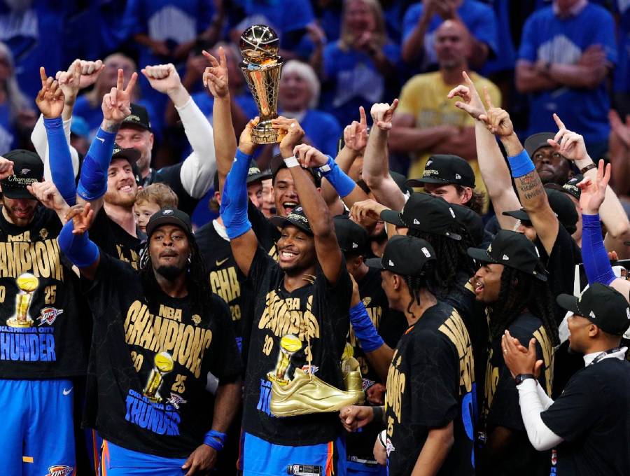 Oklahoma terminó la temporada con 84 victorias, incluidos los playoffs, (68 en fase regular). FOTO: GETTY