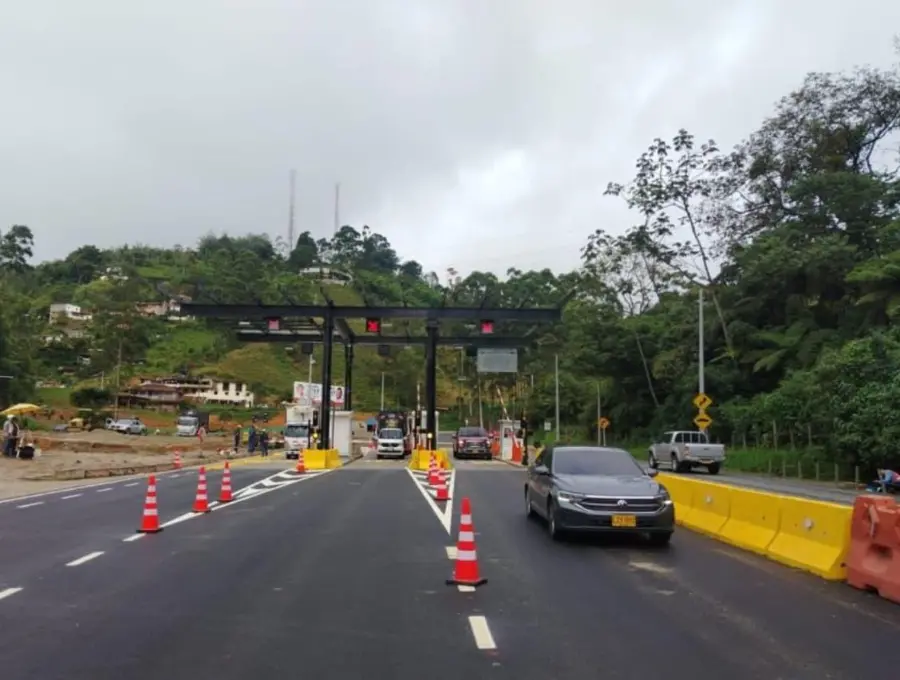 Anuncian la ampliación temporal del Peaje de Amagá, en el Suroeste antioqueño. FOTO: EL COLOMBIANO