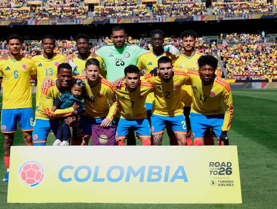 La Selección Colombia se concentrará en Medellín a finales de mayo antes de su viaje a Norteamérica para disputar el Mundial. FOTO: AFP