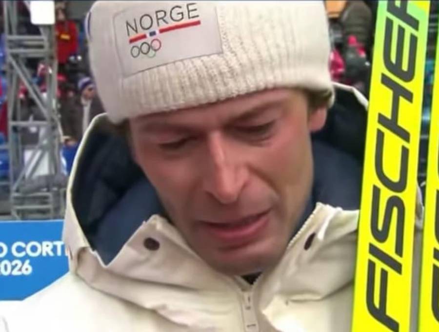 El deportista Sturla Holm Laegreid confesó en televisión que le fue infiel a su novia. FOTO: Captura de video 