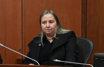 La senadora María Eugenia Lopera, durante la instalación de la Comisión de Ética y Estatuto del Congresista. FOTO: Cortesía Congreso de la República