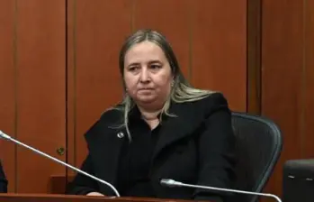 La senadora María Eugenia Lopera, durante la instalación de la Comisión de Ética y Estatuto del Congresista. FOTO: Cortesía Congreso de la República