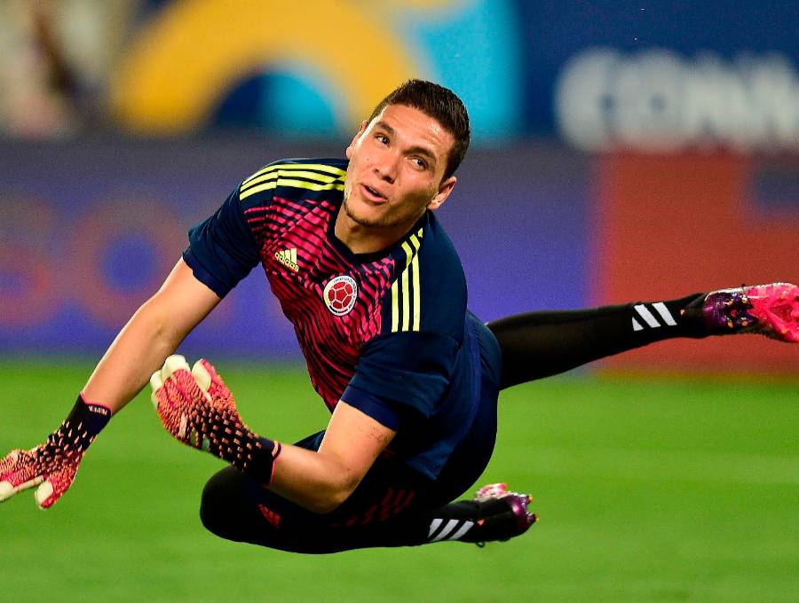 El arquero Aldair Quintana es una de las caras nuevas de la Selección Colombia para los amistosos de la fecha Fifa del 2026. Foto: GETTY