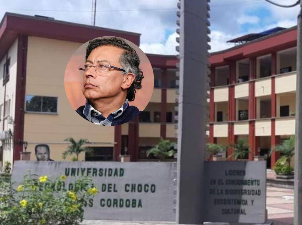 Sede de la Universidad Tecnológica del Chocó, intervenida por el presidente Gustavo Petro. Foto: U. del Chocó
