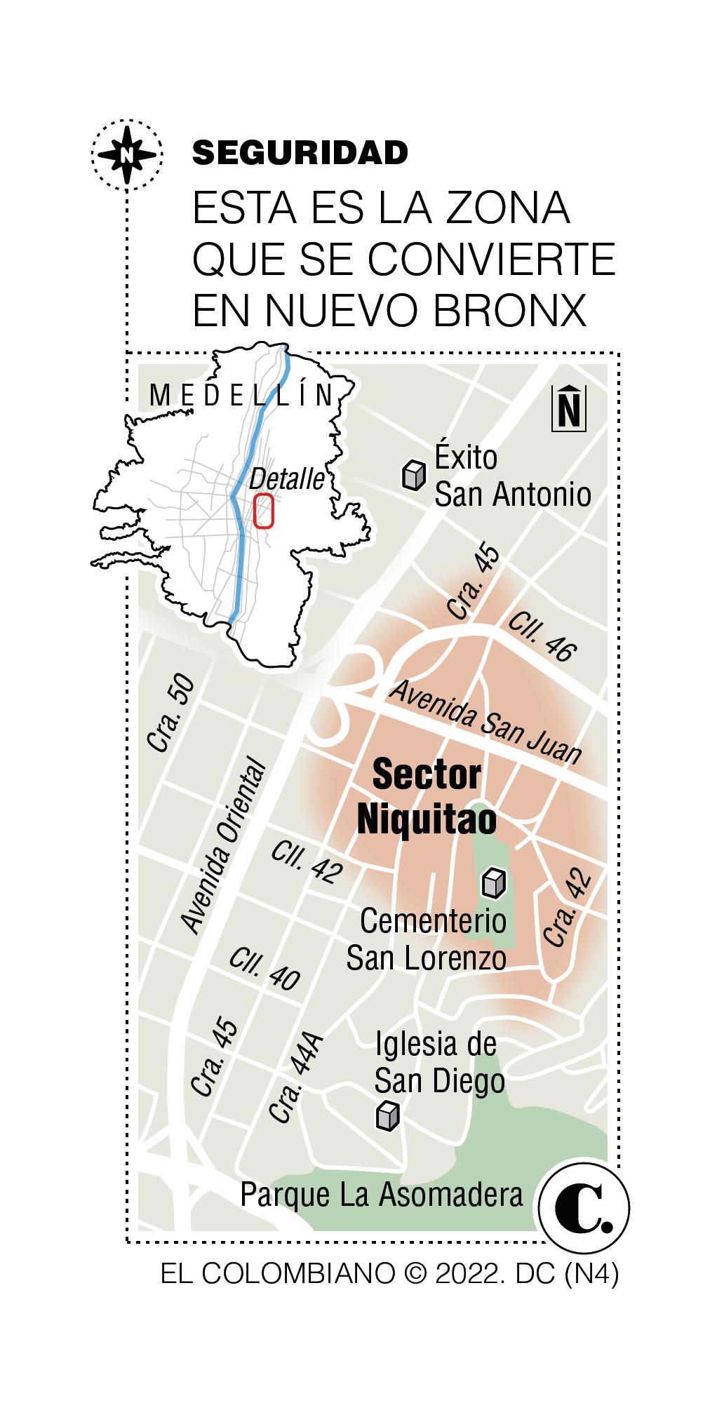 ¿Niquitao se volvió una temida “sucursal” del Bronx de Medellín?