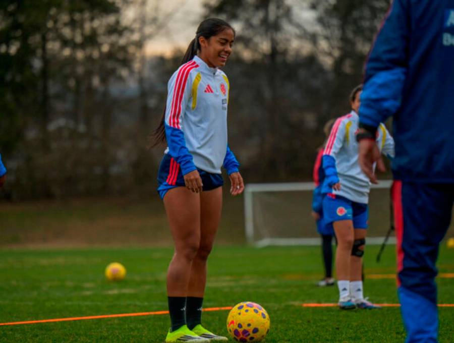 La delantera Maithé López es una de las caras de experiencia que tendrá la Selección Colombia Sub-20 femenina que disputará el Mundial de la categoría. FOTO CORTESÍA FCF