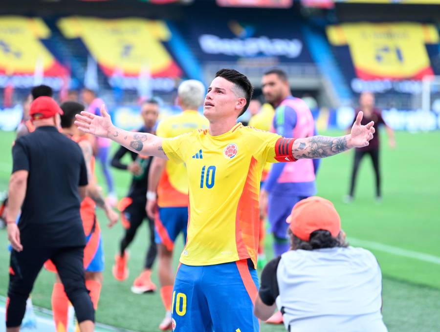 James Rodríguez será inicialista frente a Croacia. FOTO COLPRENSA