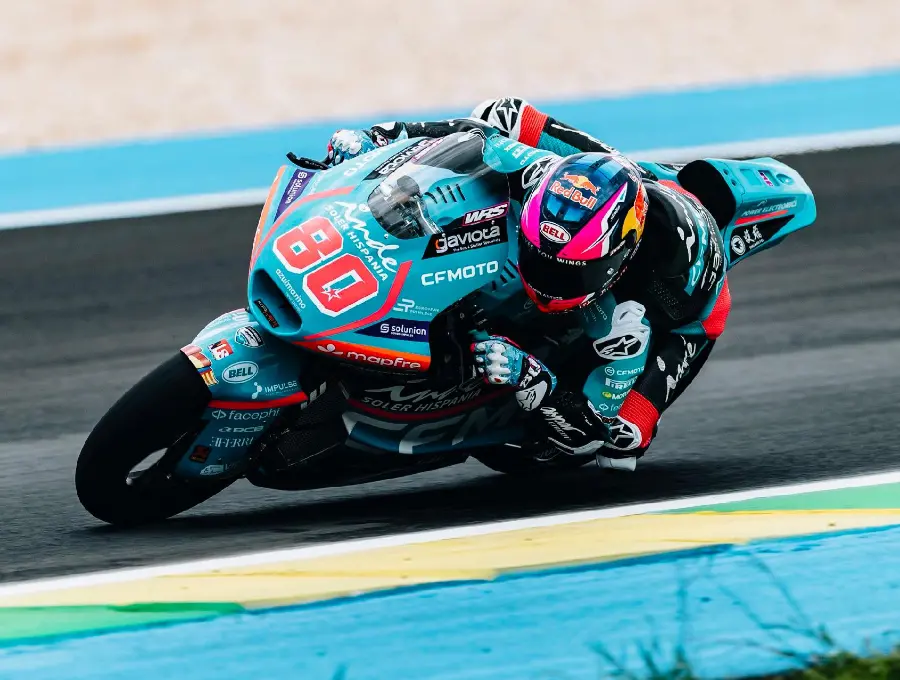 David Alonso, piloto revelación en el mundo del motociclismo. FOTO X-TEAM ASPAR