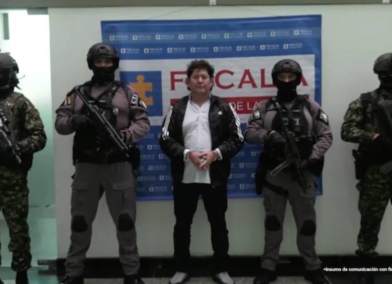 El acusado fue capturado durante un concierto en Bogotá. Foto: Cortesía Fiscalía