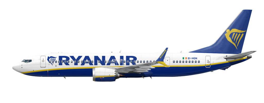 El vuelo de Ryanair regresó de emergencia al aeropuerto de Tesalónica después de que una ventanilla se desprendiera en pleno vuelo y un pasajero fuera parcialmente succionado hacia el exterior de la aeronave. FOTO: Ryanair.