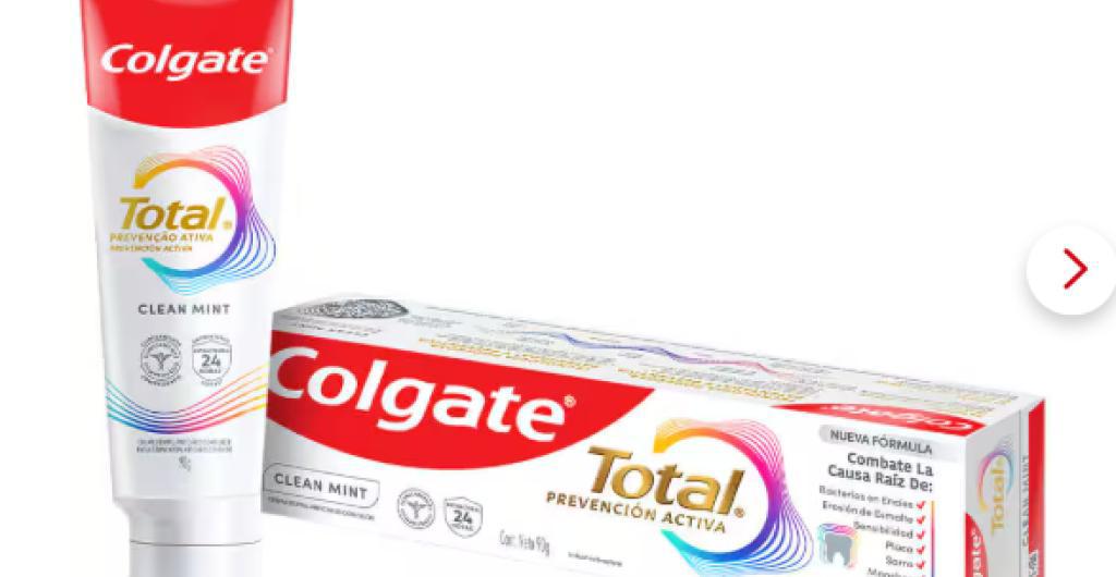 Crema de dientes que retiraron del mercado. Foto: tomada de colgate.com.br